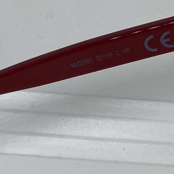 Maui Jim MJO2401-66 Eyeglasses Frames Red/ Brown Tortoise 52-16-140 Cat Eye